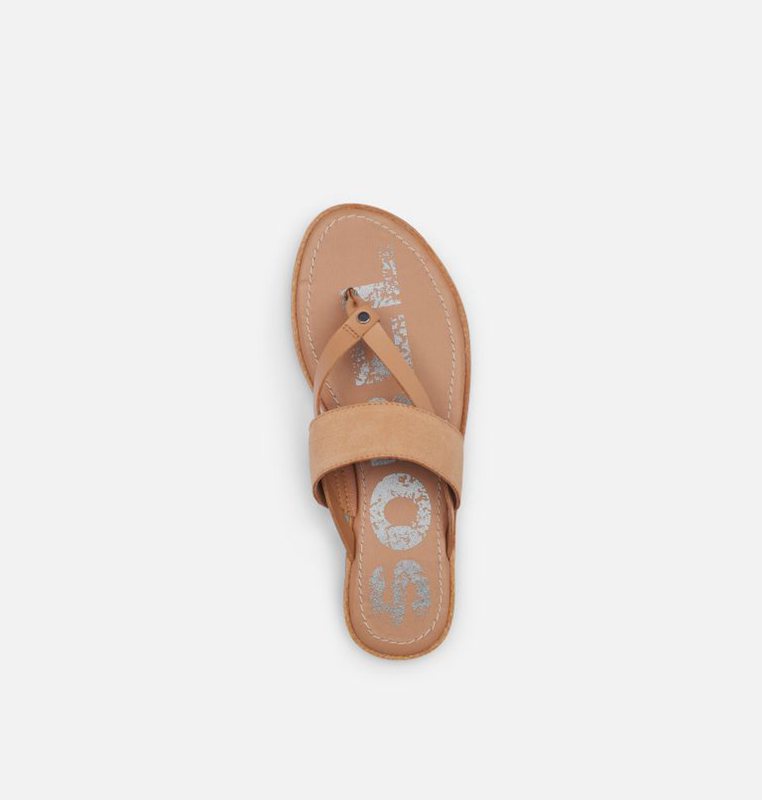 Sandalias Sorel Mujer - Ella™ Flip Flat Beige - 05974-QDOX